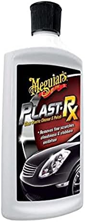 Meguiar’s PlastX G12310 Limpiador y pulido de plástico transparente, 10 onzas líquidas