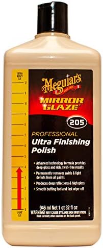 MEGUIAR’S M20532 Mirror Glaze Ultra Finishing Polish Abrillantador para Acabados, 946.35 ml, 1 Unidad