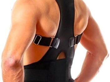 Corrector de postura comodo e ideal para corregir la espalda encorvada, mantenerla recta y enderezar. La mejor opción para evitar hombros caidos, corregir la joroba y mejorar la postura. Posture corrector brace para hombres y mujeres. (XXL)