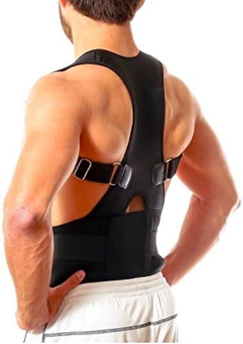 Corrector de postura comodo e ideal para corregir la espalda encorvada, mantenerla recta y enderezar. La mejor opción para evitar hombros caidos, corregir la joroba y mejorar la postura. Posture corrector brace para hombres y mujeres. (XXL)