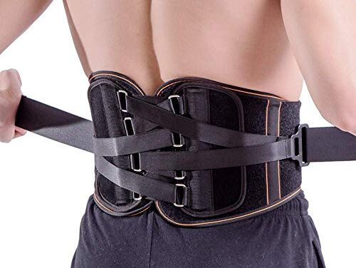 King of Kings – Soporte lumbar para aliviar el dolor con sistema de polea, cinturón de apoyo lumbar para mujeres y hombres, correas ajustables para ciática, estenosis espinal, escoliosis o hernia de disco, tamaño mediano