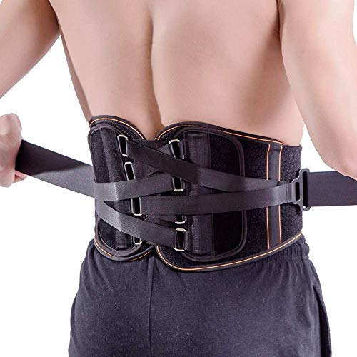 King of Kings – Soporte lumbar para aliviar el dolor con sistema de polea, cinturón de apoyo lumbar para mujeres y hombres, correas ajustables para ciática, estenosis espinal, escoliosis o hernia de disco, tamaño mediano