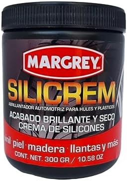 Margrey Abrillantador Automotriz para Plasticos, Piel y Hules