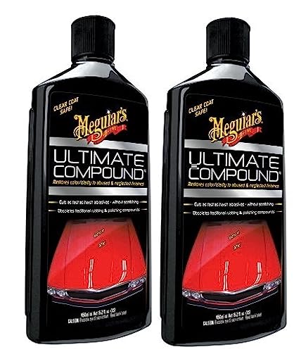 Meguiar’S Ultimate Compound Scratch se puede utilizar a mano o a máquina, 15 onzas.