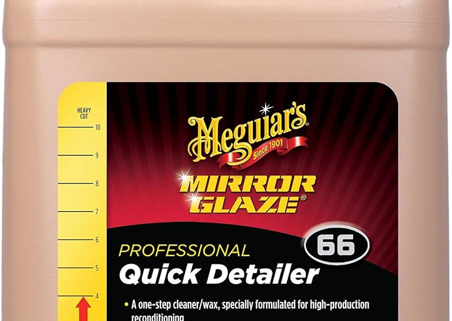 Meguiar’s Oficial Mirror Glaze Profesional Resaltador de Brillo M6601 1 Galon