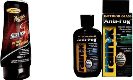 MEGUIAR’S DKO G10307 ScratchX 2.0 Eliminador de Rayones + Rain-X BCAF21112 Tratamiento Antiempañante