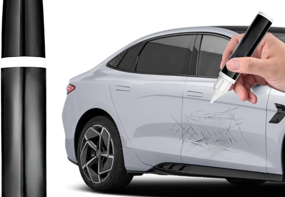 Bolígrafo de Pintura para Retoques, Car Scratch Remover Pen, Restaurador de Pintura Automotriz, Lápiz de Pintura para Coche para Arañazos Menores, Cuidado del Coche etc (blanco)