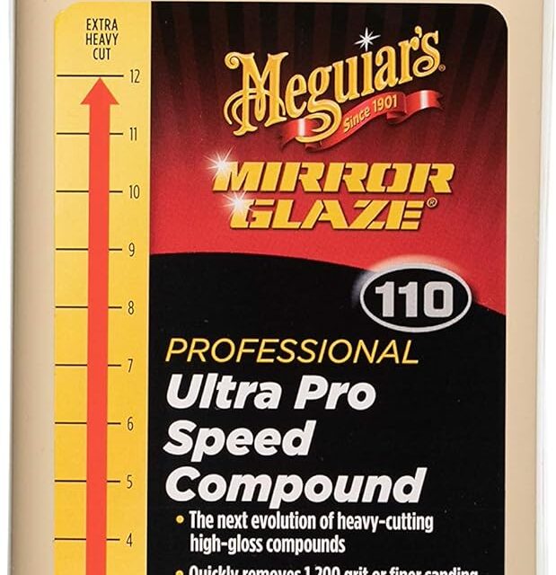 Meguiar’s M11032 Mirror Glaze Ultra Pro Speed Compound – Botella de 32 onzas