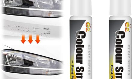 Car Scratch Remover Pen,Reparación de rayones de pintura de automóvil dos en uno mejorada, pasta reparadora de rayones de automóvil nueva, lápiz reparador de rayones de automóvil eficaz, (White)